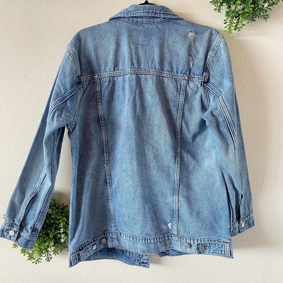 Lucky Brand blue jean jacket size medium NWT - Picture 6 of 10